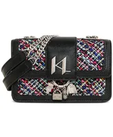 Karl Lagerfeld Paris Corinne Tweed Shoulder Bag