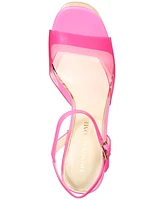 Things Ii Come Women's Daceywood Luxurious Wood Platform Sandals