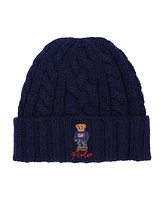 Polo Ralph Lauren Men's Cable-Knit Polo Bear Cuff Hat