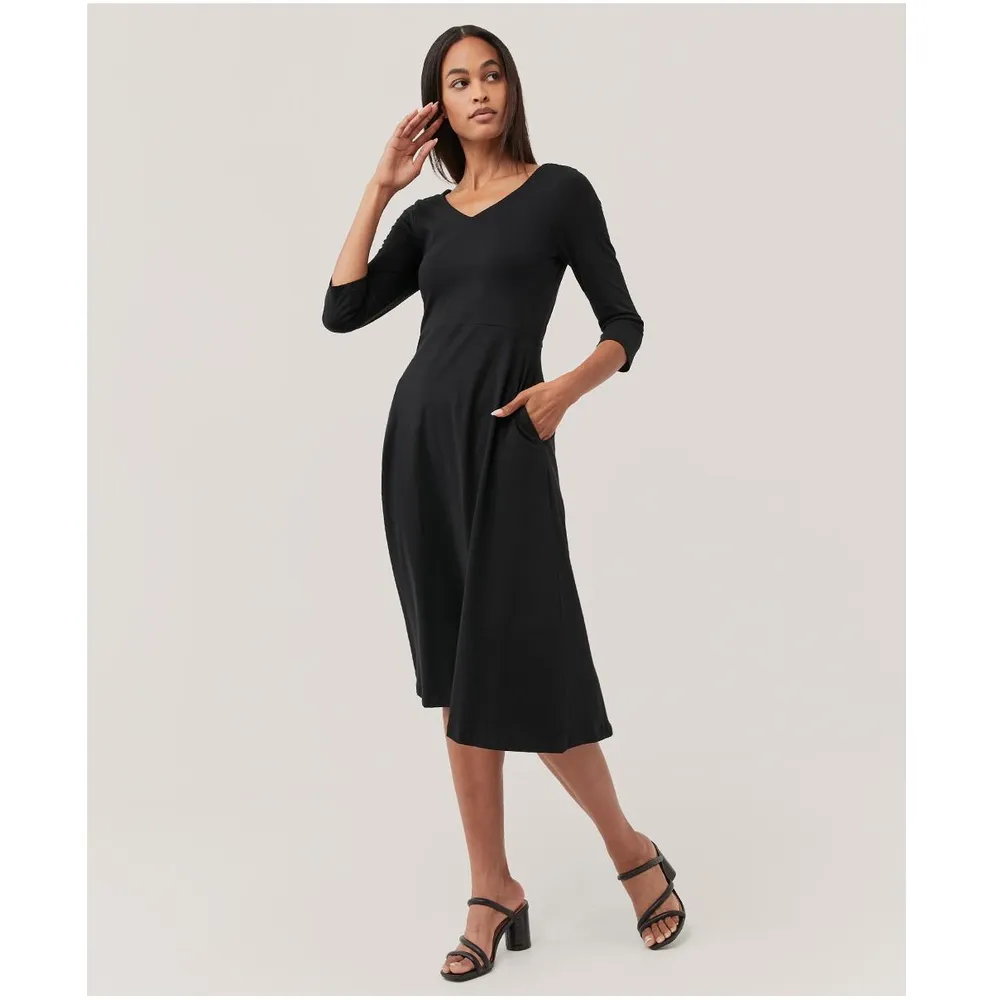 Calvin Klein Women's Belted Fit & Flare Midi Dress - Macy's