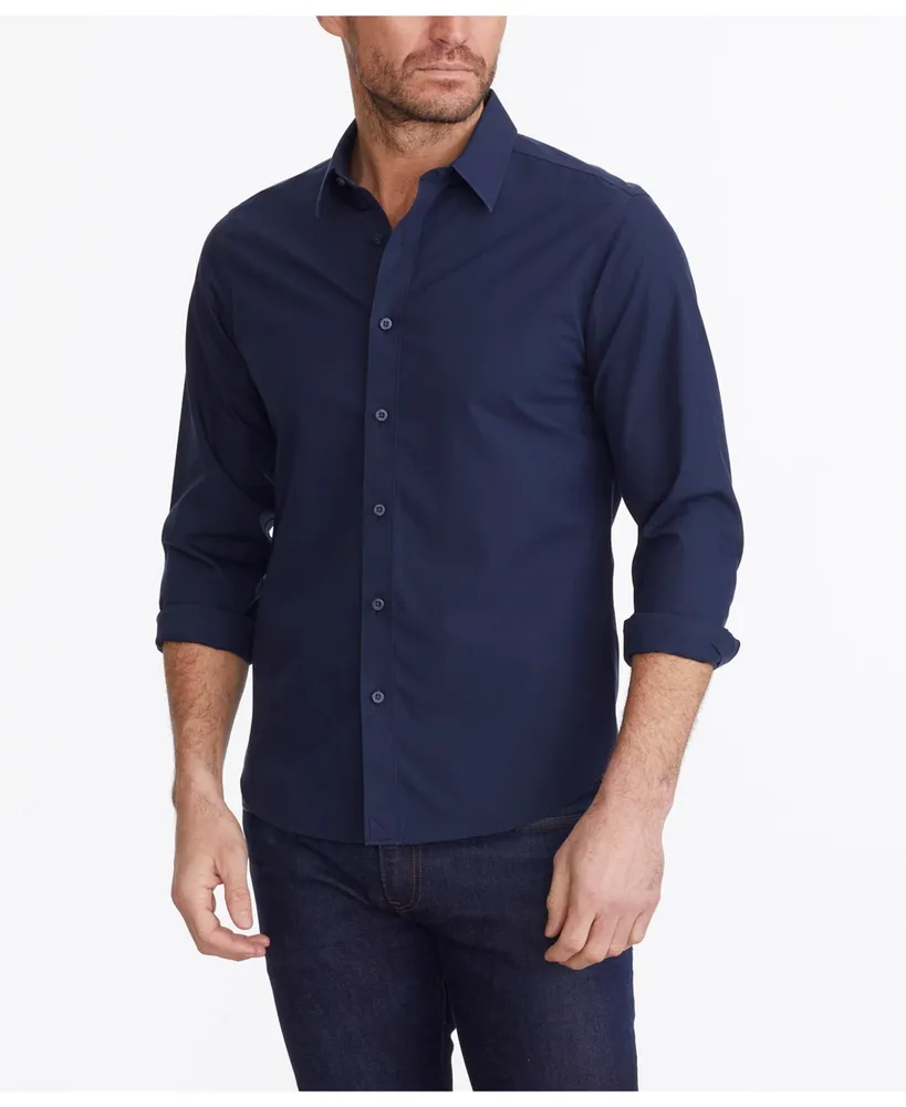 UNTUCKit Men's Regular Fit Wrinkle-Free Castello Button Up Shirt