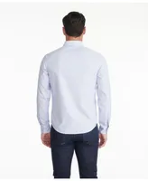 UNTUCKit Men's Regular Fit Wrinkle-Free Bordeaux Button Up Shirt