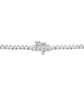 Diamond Graduated 18" Tennis Necklace (8 ct. t.w.) in 14k White Gold