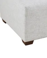 Ink+Ivy 30" Molly Wide Fabric Modular Ottoman