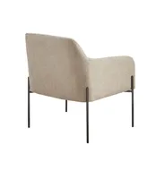 Madison Park 27.25" Calder Wide Metal Leg Accent Chair