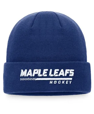 Men's Fanatics Royal Toronto Maple Leafs Authentic Pro Locker Room Cuffed Knit Hat