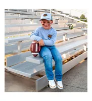 Little and Big Boys Football Patch Sweatshirt