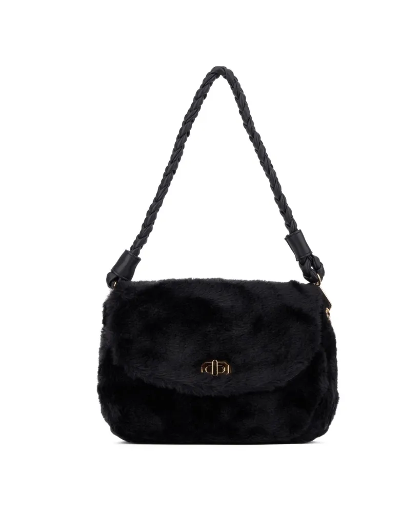 Olivia Miller Women's Faux-Fur Ivone Satchel