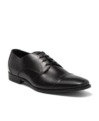 Rush Gordon Men's Men s Dylan Dress Lace-Up Cap Toe Derby Shoes