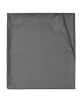 Luxury Full Size Flat Sheet Only - 600 Thread Count 100% Cotton Sateen - Soft, Breathable and Durable Top Sheet by California Design Den