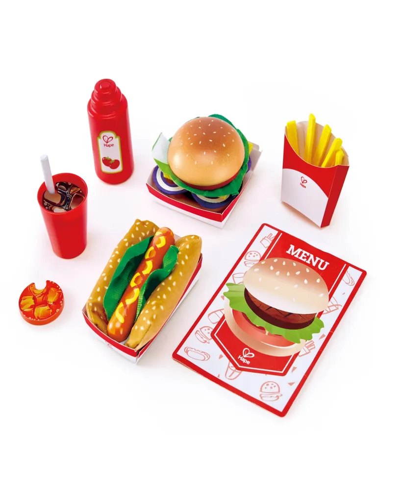 Hape Fast Food Kitchen Food Playset