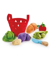 Hape Toddler Vegetable Basket Kitchen Food Playset