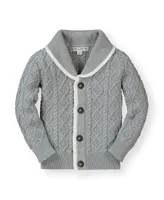 Hope & Henry Baby Boys Shawl Collar Sweater Cardigan