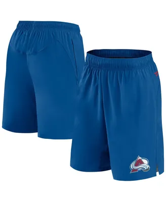 Men's Fanatics Blue Colorado Avalanche Authentic Pro Tech Shorts