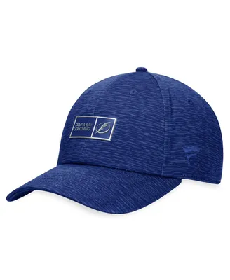Men's Fanatics Blue Tampa Bay Lightning Authentic Pro Road Adjustable Hat