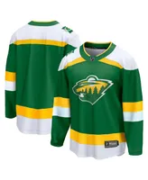 Men's Fanatics Green Minnesota Wild Alternate Premier Breakaway Jersey