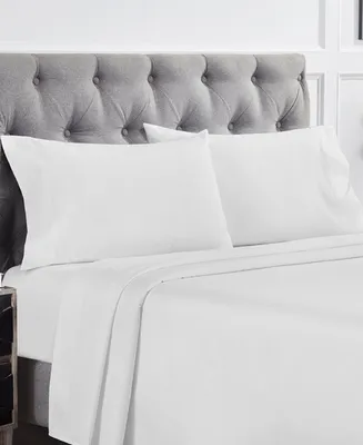 Luxury 1000 Thread Count Bed Sheets Set - 100% Cotton Sateen - Soft, Thick & Deep Pocket