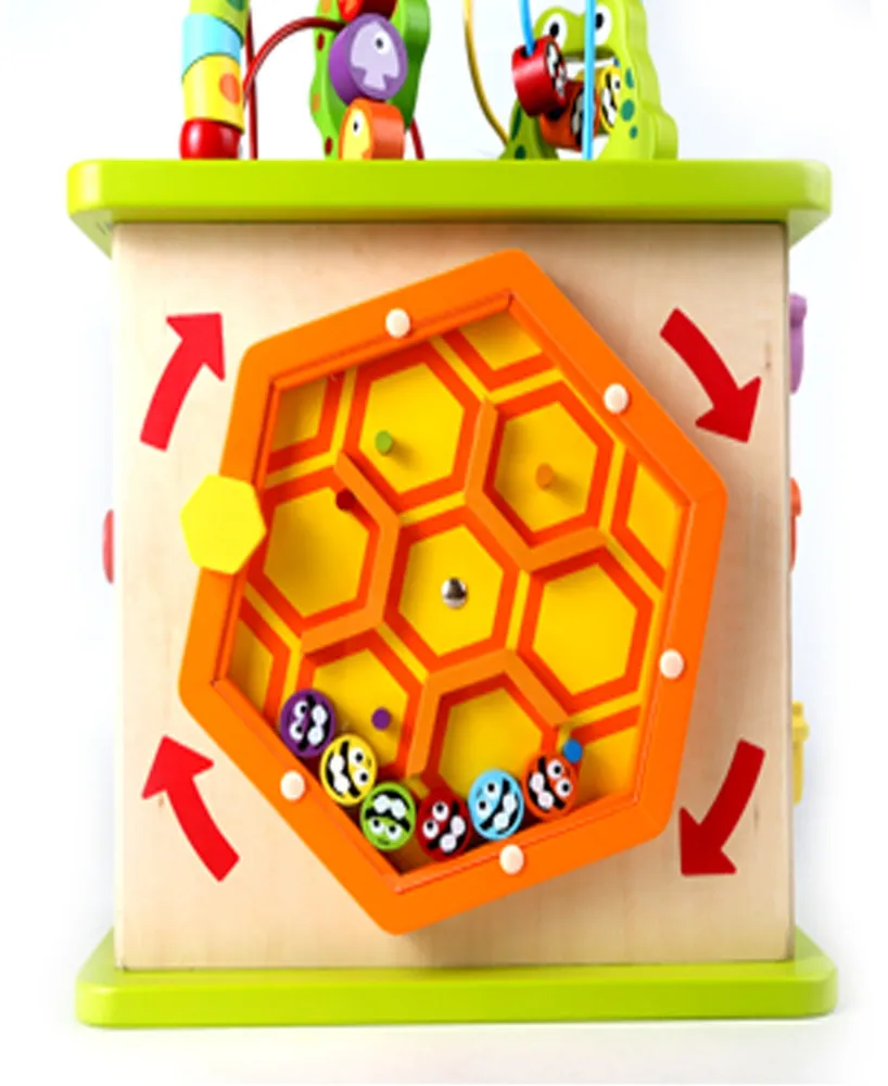 Hape Country Critters 5-Sided Play Cube Puzzle Toy