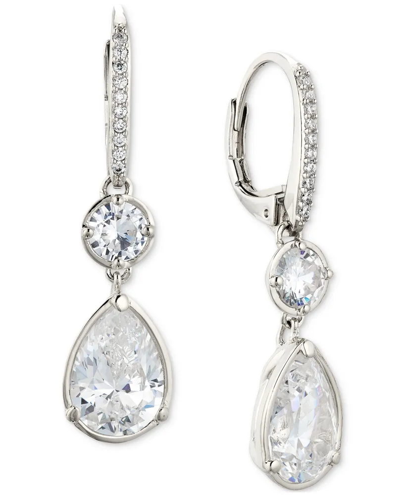 Eliot Danori Cubic Zirconia Drop Earrings, Created For Macy's