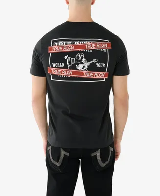 True Religion Men's Srs Tape Short Sleeve T-shirt