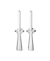 Georg Jensen Bloom Botanica Candleholder, 2 Piece