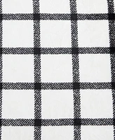 Eddie Bauer Plaid Faux Fur Throw, 50" x 60"