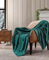 Eddie Bauer Ultra Soft Plush Sherpa Reversible Throw Blanket , 60" X 50"