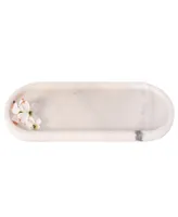 Artifacts Trading Company Marble Runway Tray, 16" x 6" x 0.3"