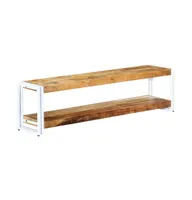 Tv Stand 59.1"x11.8"x15.7" Solid Wood Mango