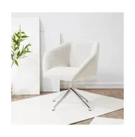 Felix Boucle Swivel Desk Chair