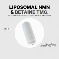 Codeage Liposomal Nmn & Betaine Anhydrous Tmg Capsules Supplement, Nad?+? Precursor, 30 ct