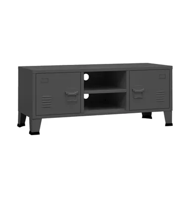 Industrial Tv Stand Anthracite 41.3"x13.8"x16.5" Metal