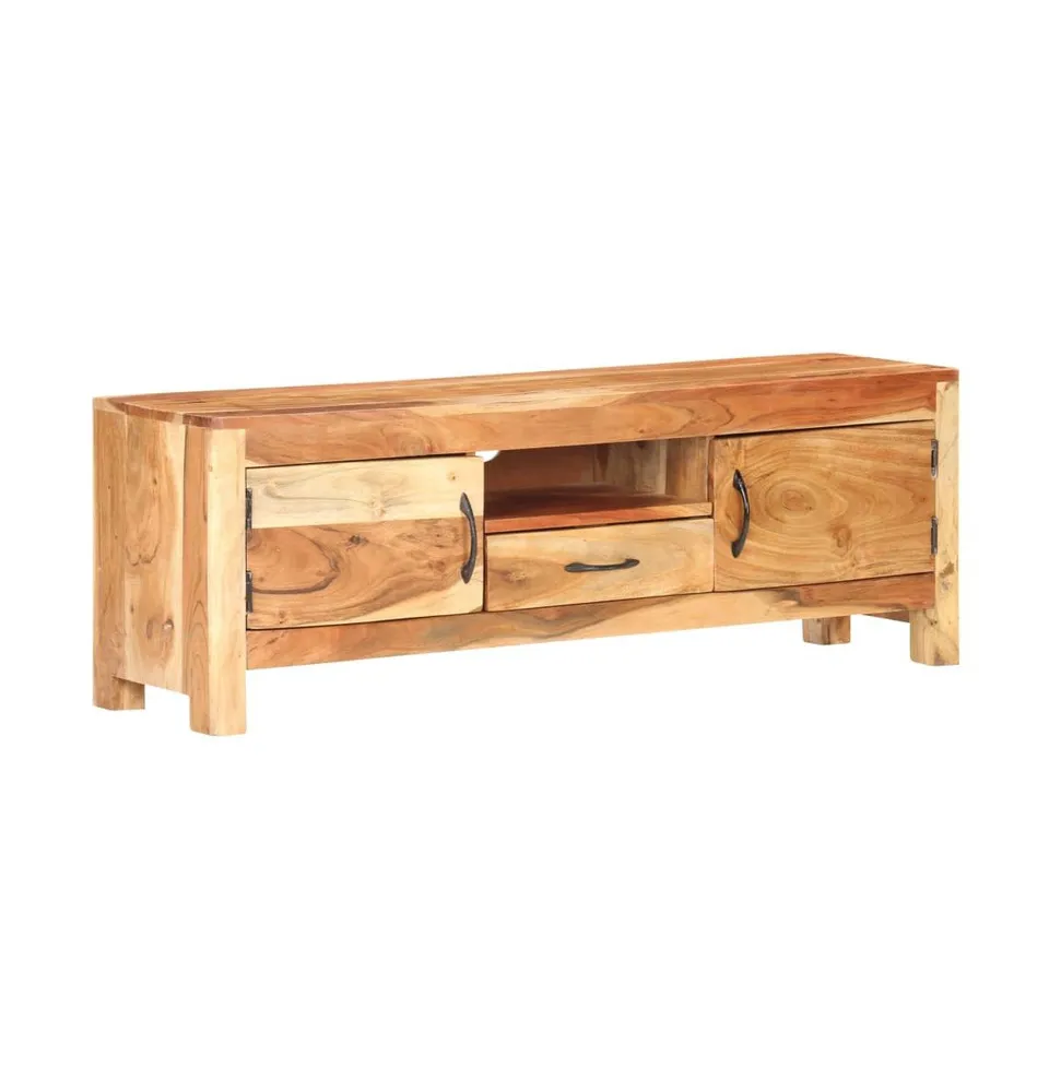 Tv Stand 45.7"x11.8"x15.7" Solid Wood Acacia