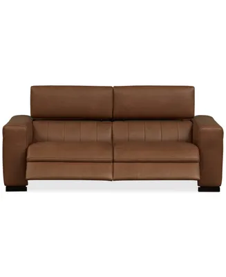 Rinan 86" 2-Pc. Leather Sectional with 2 Power Recliners, Created for Macy's