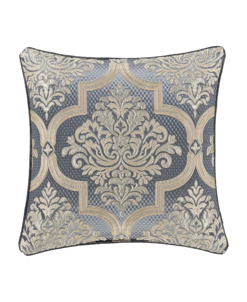 J Queen New York San Marino Square Decorative Pillow, 20"