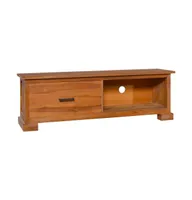 Tv Stand 44.1"x11.8"x14.6" Solid Wood Teak