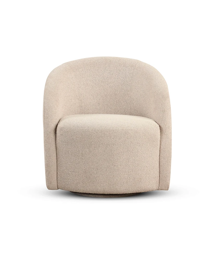 Lifestyle Solutions 28.5" Velvet Erik Swivel Chair