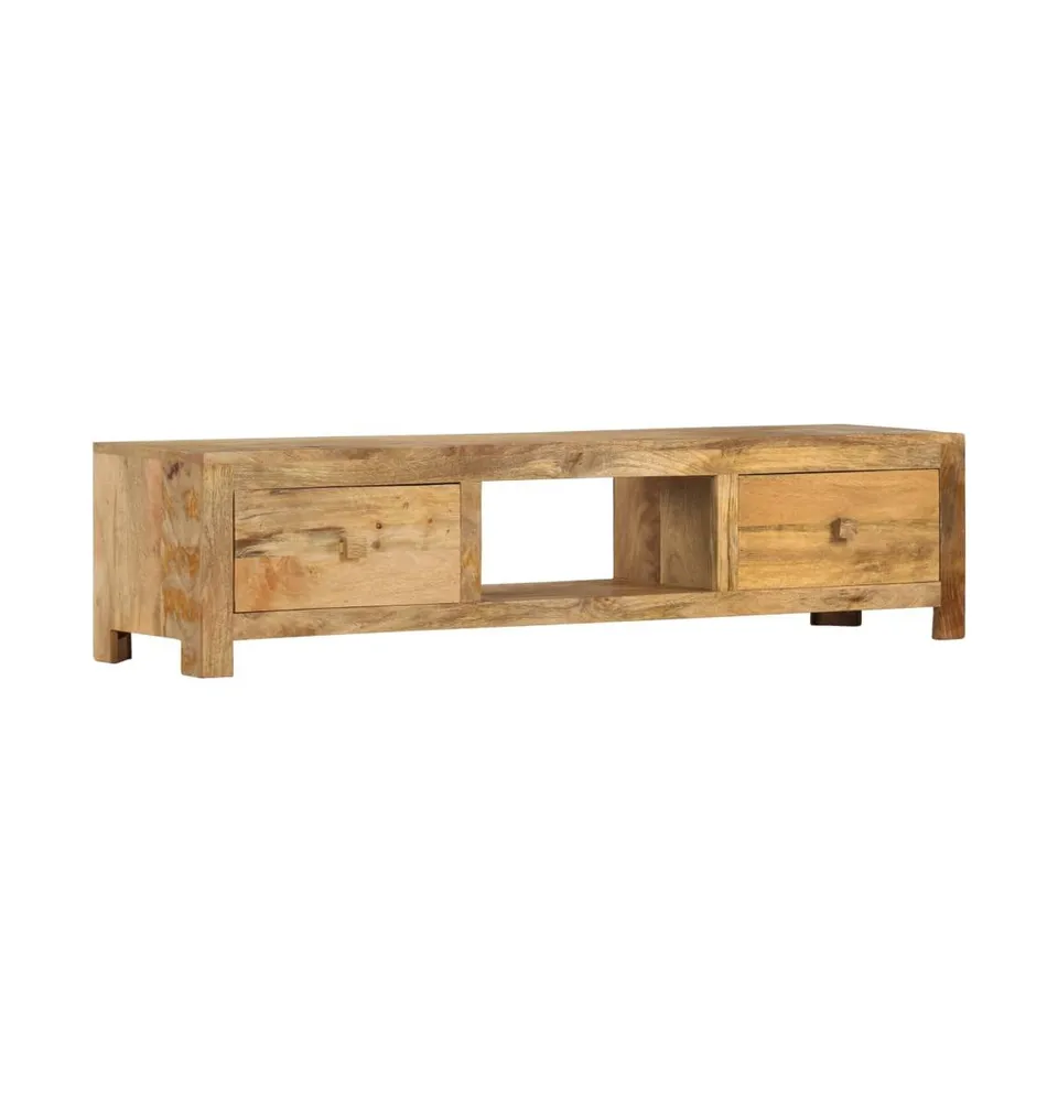 Tv Stand 55.1"x11.8"x12.6" Solid Wood Mango