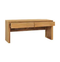 Tv Stand 39.4"x13.8"x17.7" Solid Wood Teak