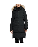 Pajar Women's Venice Long Puffer with Removable Faux Fur Trim