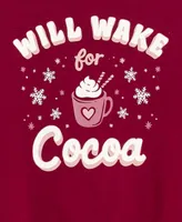 Carter's Little Girls Will Wake for Cocoa Pajamas, 2 Piece Set