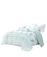 MarCielo 7 Pcs Bedding Comforter Set Melody- Queen