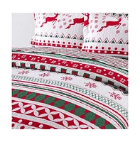 MarCielo Christmas Quilt Bedspread Set B40 - Twin