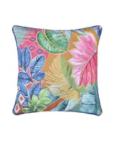 J by J Queen Hanalei Quilted Decorative Pillow, 18" x18"
