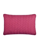 J by Queen Cayman Quilted Decorative Pillow