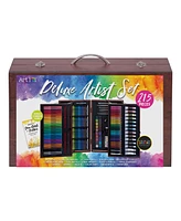 Art 101 Deluxe Artist Wood Set, 215 Pieces