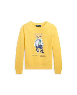 Polo Ralph Lauren Big Girls Polo Bear Fleece Sweatshirt