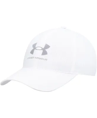 Men's Under Armour White Performance Adjustable Hat