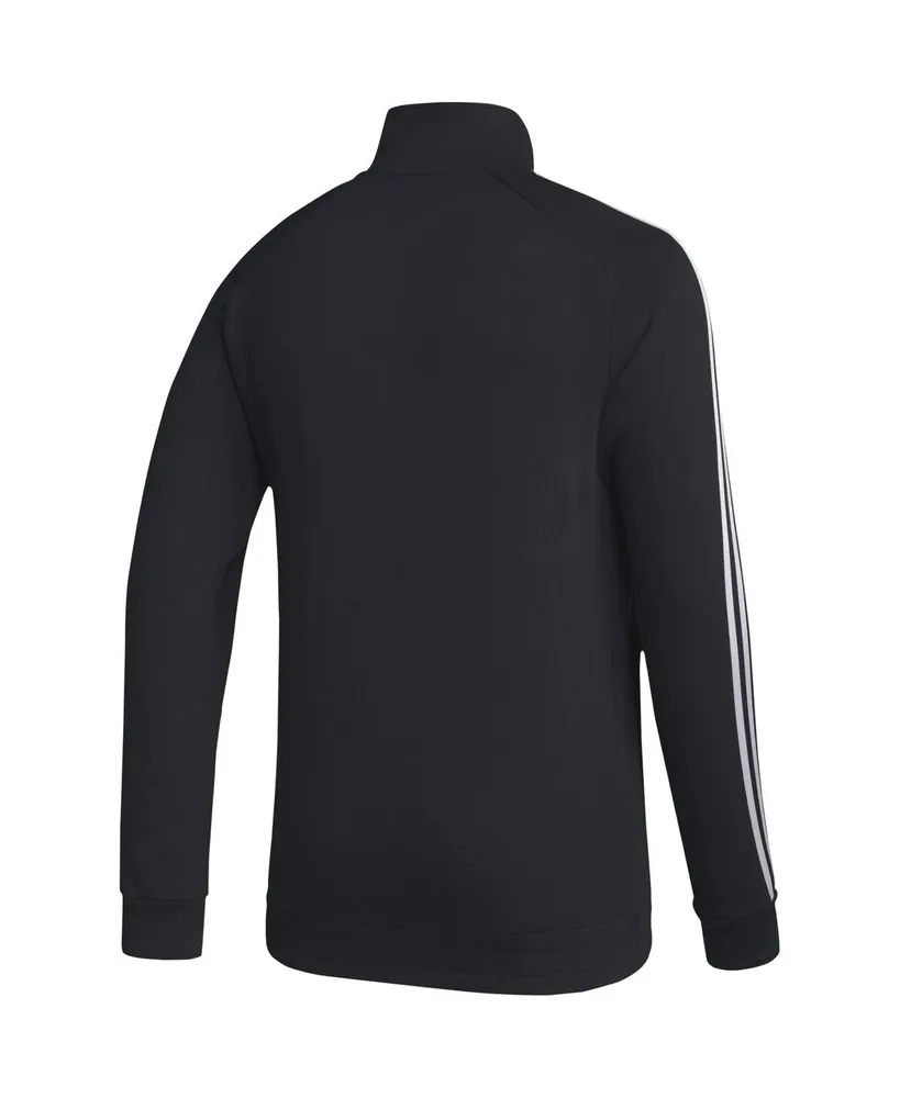 Men's adidas Black Chicago Blackhawks Raglan Full-Zip Track Jacket