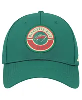 Men's adidas Green Minnesota Wild Circle Logo Flex Hat